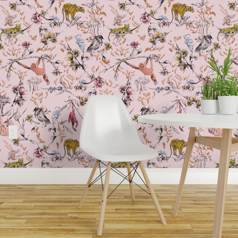 Spoonflower SAMPLE Peel and Stick Wallpaper Panel Wayfair